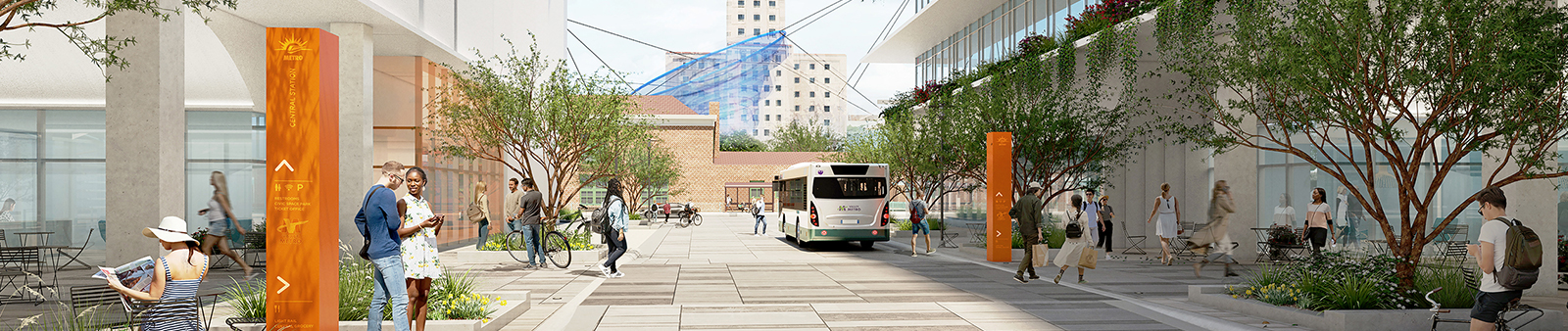 community bus station