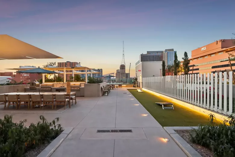 rooftop lounge