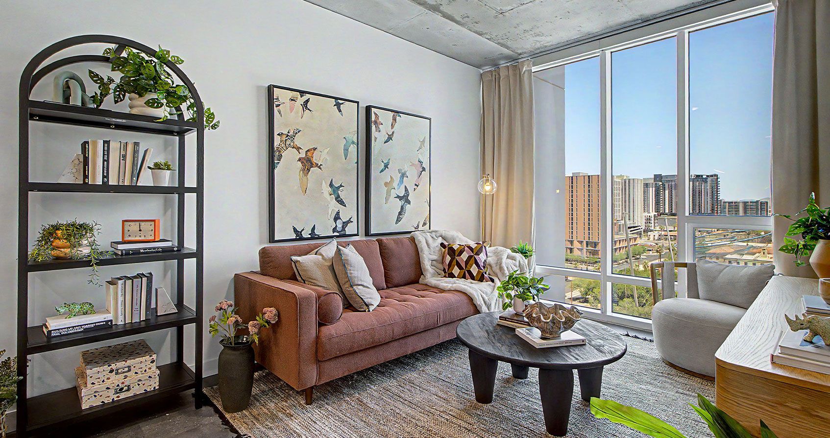 Furnished living room